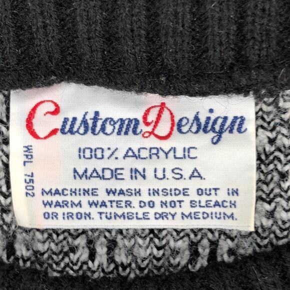 90s snowflake sweater 1990s vintage - Picture 4 of 4